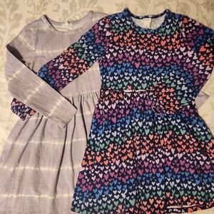 Crewcuts Multicolor Heart and Tie-Dye Kids Dresses